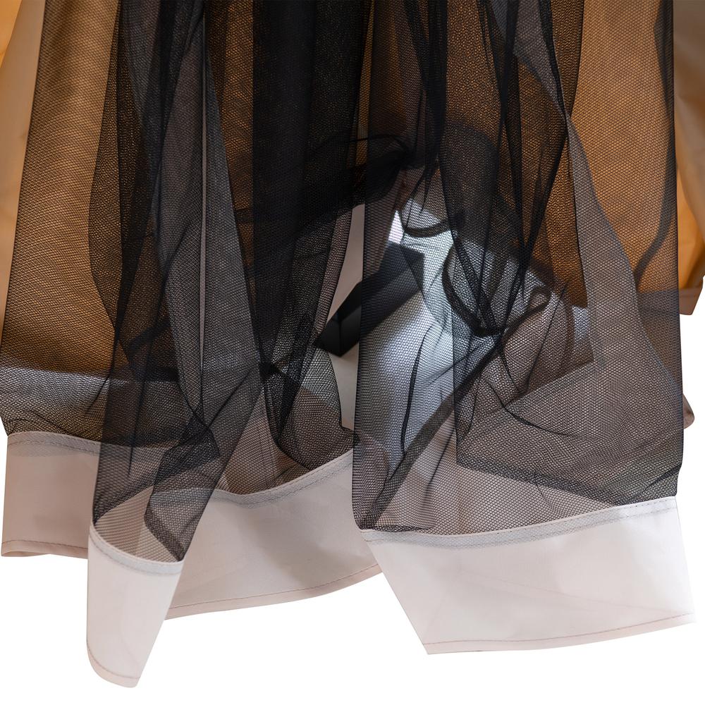 10ft. x 12ft. Polycarbonate Roof; Aluminum Metal Frame with Curtain and Netting. Picture 30