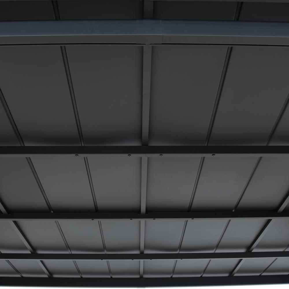 10ft. x 12ft. Metal Roof;  Aluminum & Metal Frame with Curtain and Netting. Picture 16