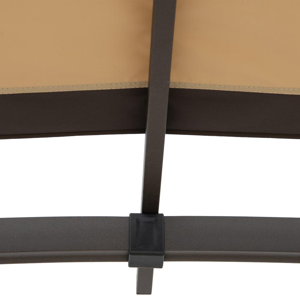 Sunjoy 9.5 x 11 ft. Outdoor Steel Arched Pergola. Picture 6