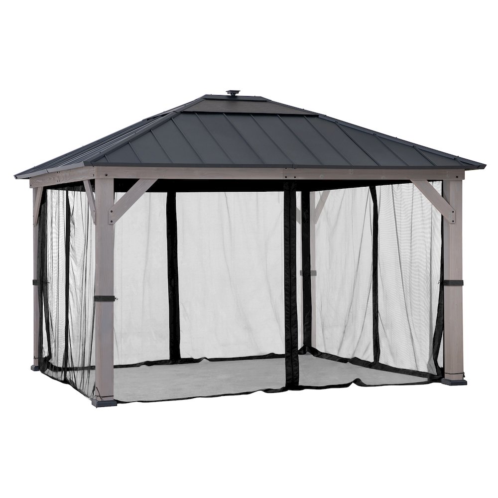 Universal Mosquito Netting for 11 ft. x13 ft. Wood-Framed Gazebos. Picture 1