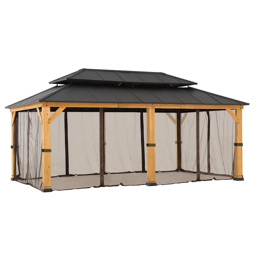 Replacement Gazebo Mosquito Netting. Picture 1