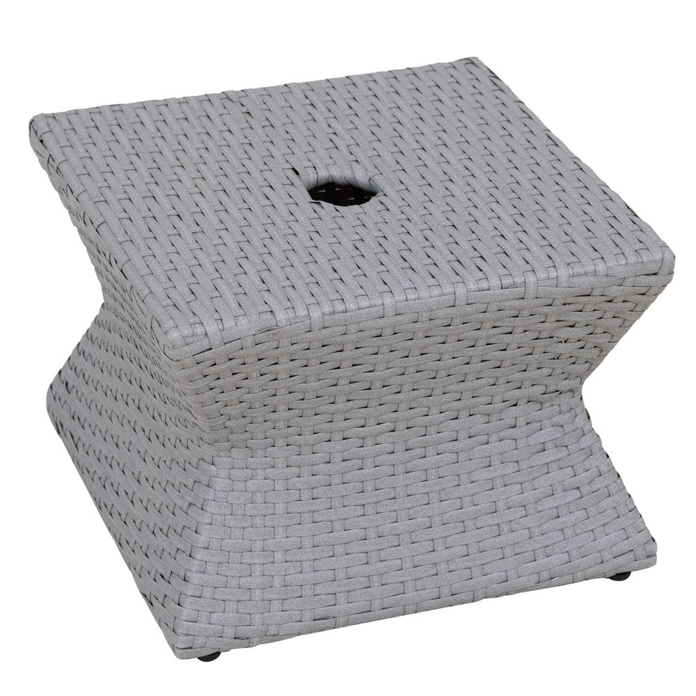 Pickford Umbrella Side Table (Grey). Picture 1