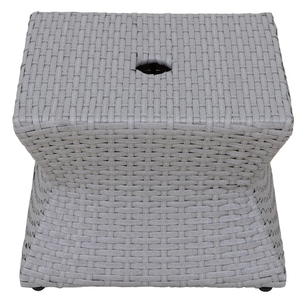 Pickford Umbrella Side Table (Grey). Picture 2
