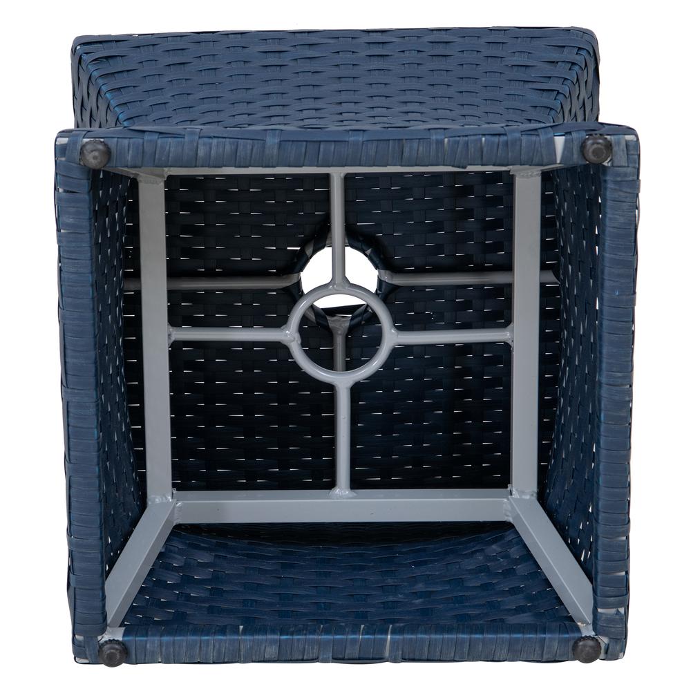 Pickford Umbrella Side Table (Navy). Picture 2