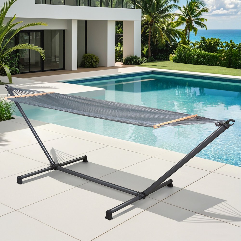 Nizza Hammock Complete with Polypropylene Net. Picture 6