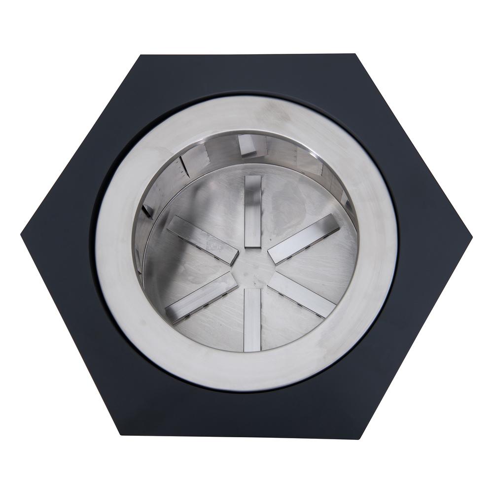 26 In. Hexagonal Outdoor Fire Pit. Picture 8