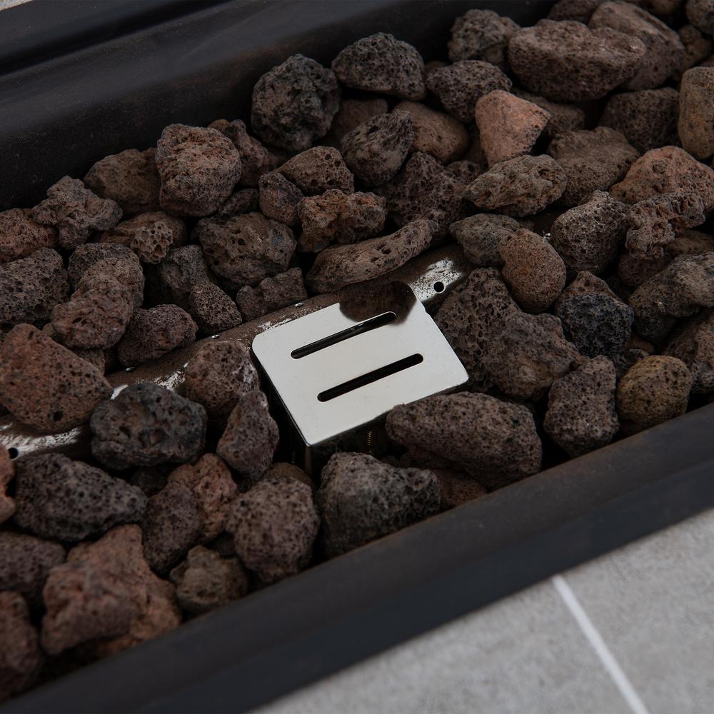 Smokeless Fire Pit Kit Propane Fire Pit Table Outdoor Propane Tank Gas Fire Pit. Picture 14
