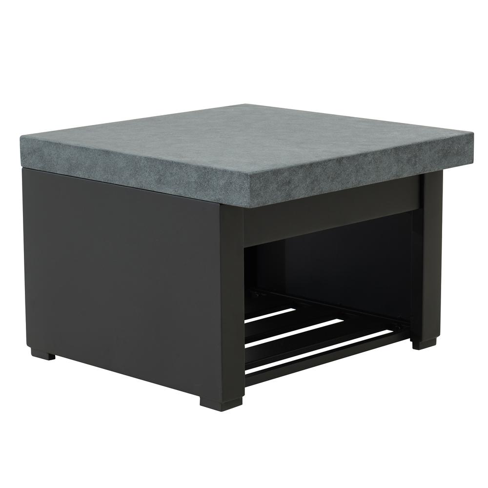 Wood Burning Fireplace –  Outdoor Steel Fireplace with Chimney, Log Holders. Picture 29