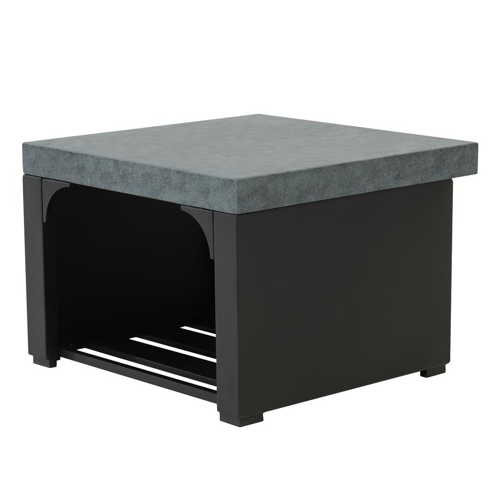 Wood Burning Fireplace –  Outdoor Steel Fireplace with Chimney, Log Holders. Picture 31