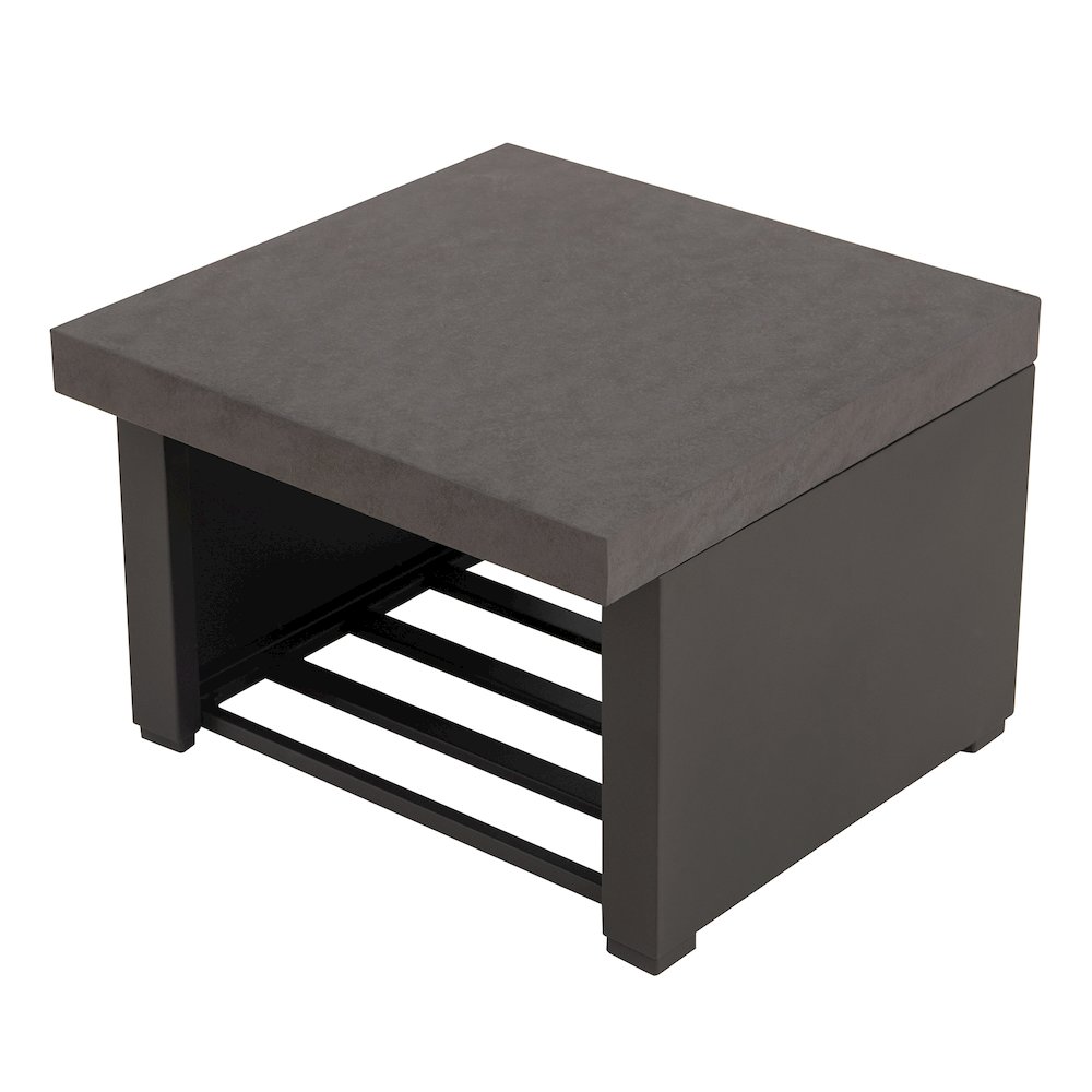 Wood Burning Fireplace-Matte Black Outdoor Steel Fireplace with Chimney. Picture 4