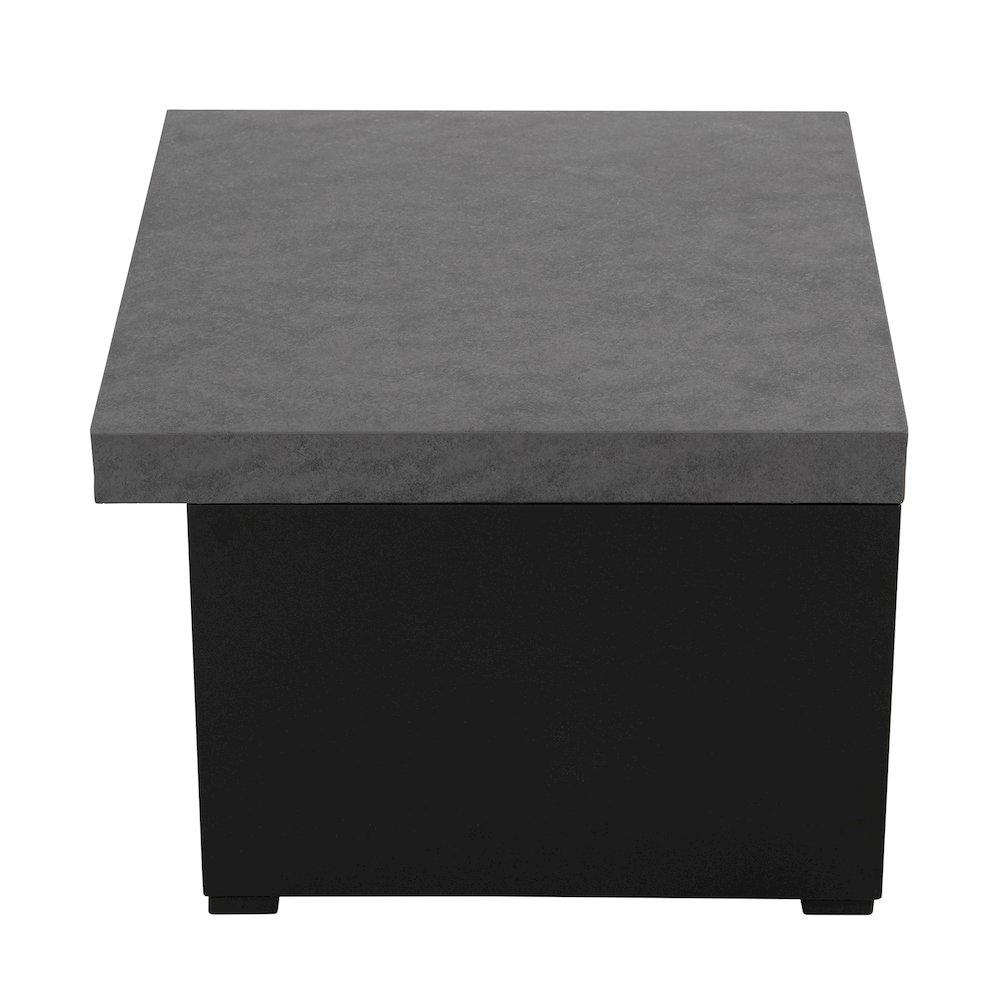 Wood Burning Fireplace-Matte Black Outdoor Steel Fireplace with Chimney. Picture 6