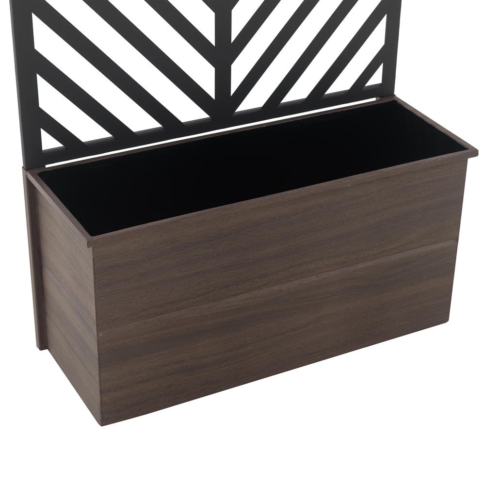 Sunjoy Marston Planter With Screen. Picture 4