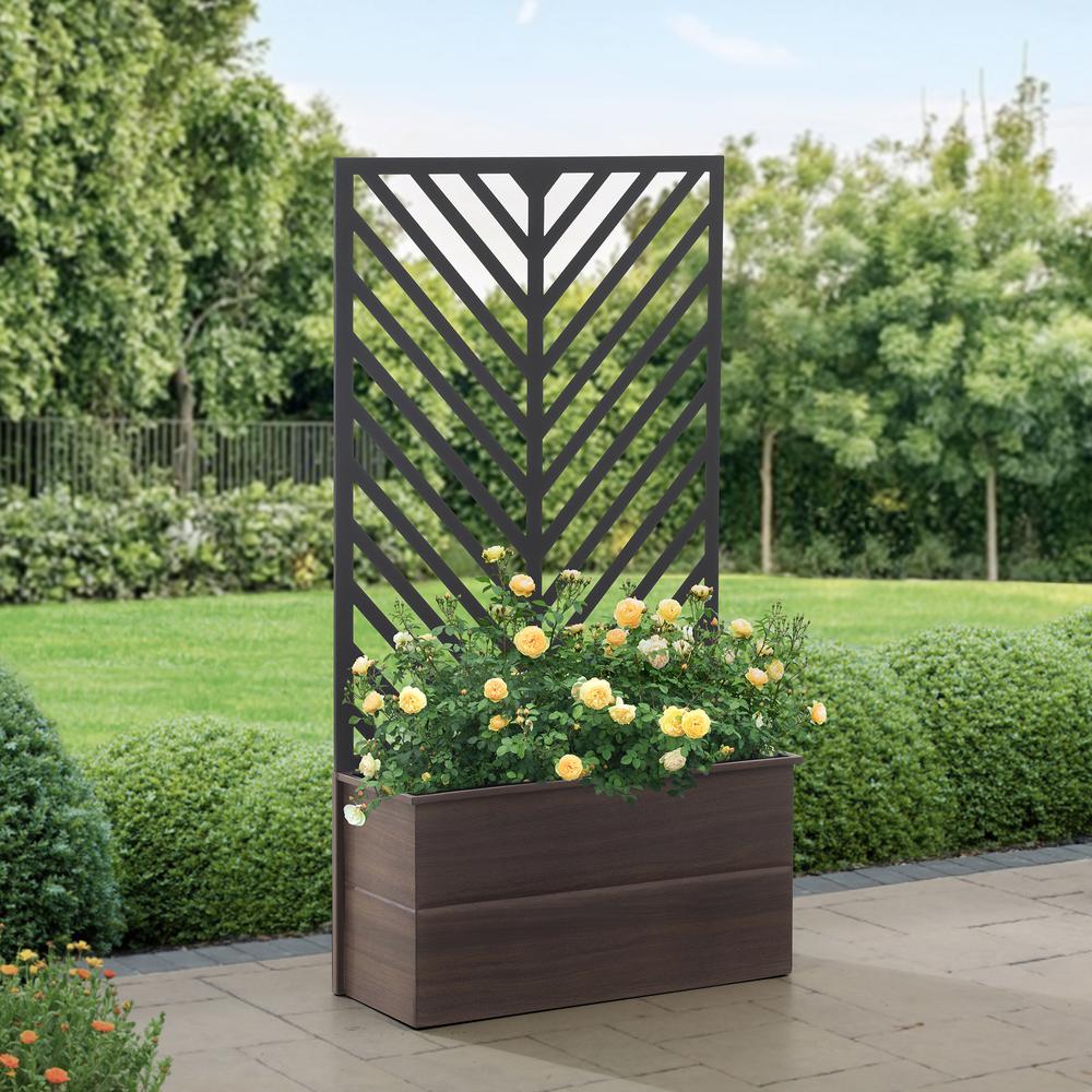 Sunjoy Marston Planter With Screen. Picture 6