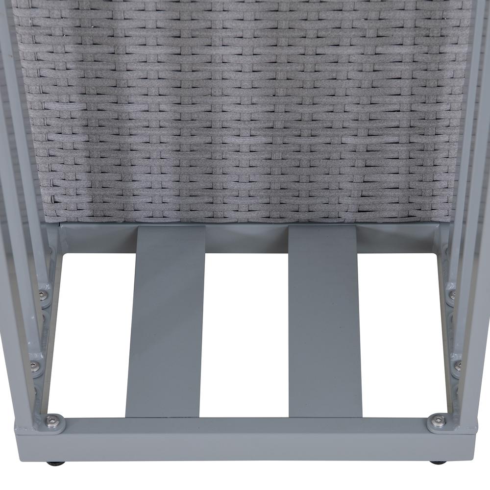 Pickford Towel Rack and Hamper (Grey). Picture 1