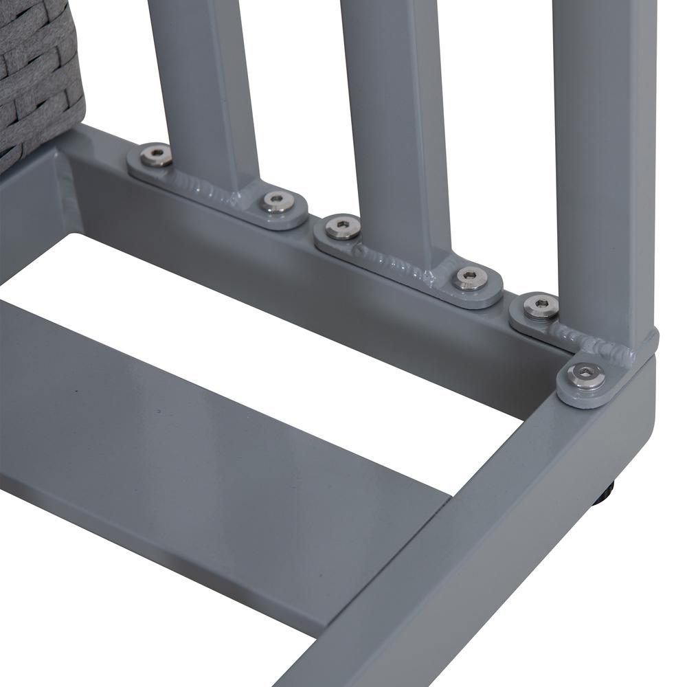 Pickford Towel Rack and Hamper (Grey). Picture 2