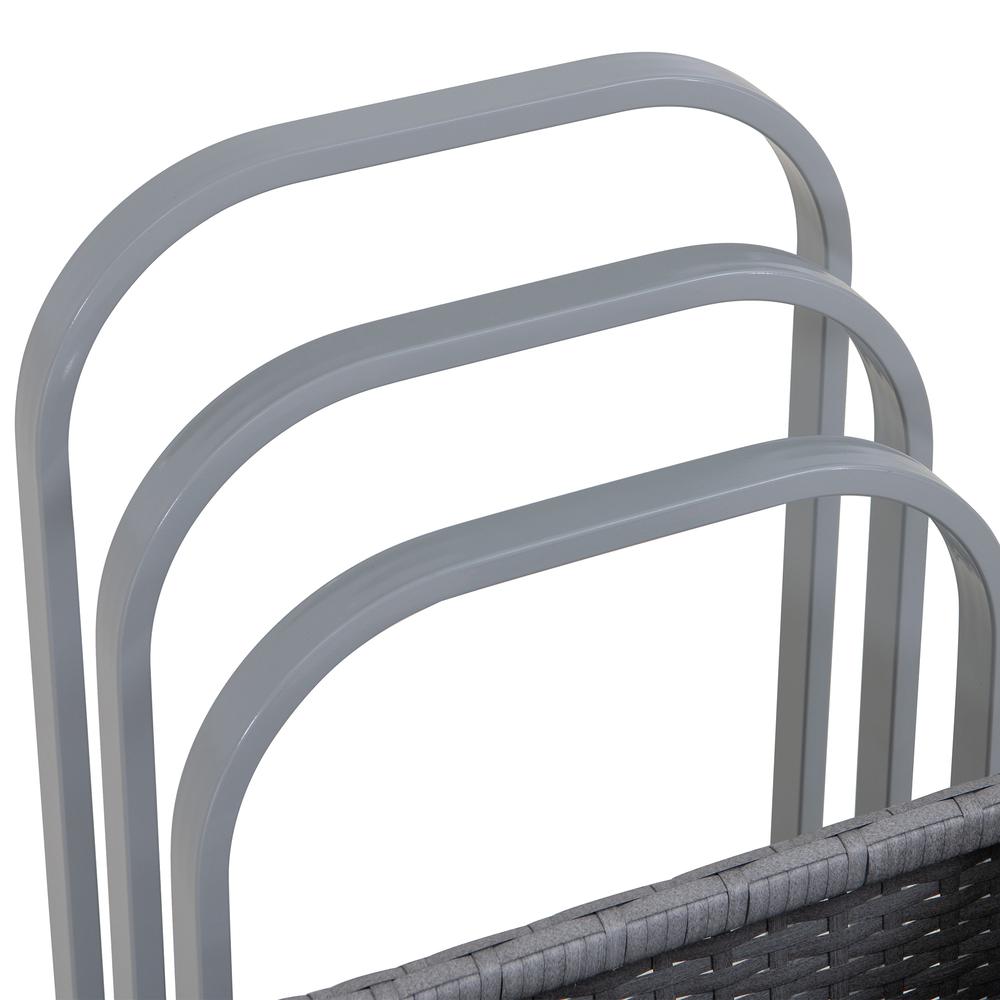 Pickford Towel Rack and Hamper (Grey). Picture 4