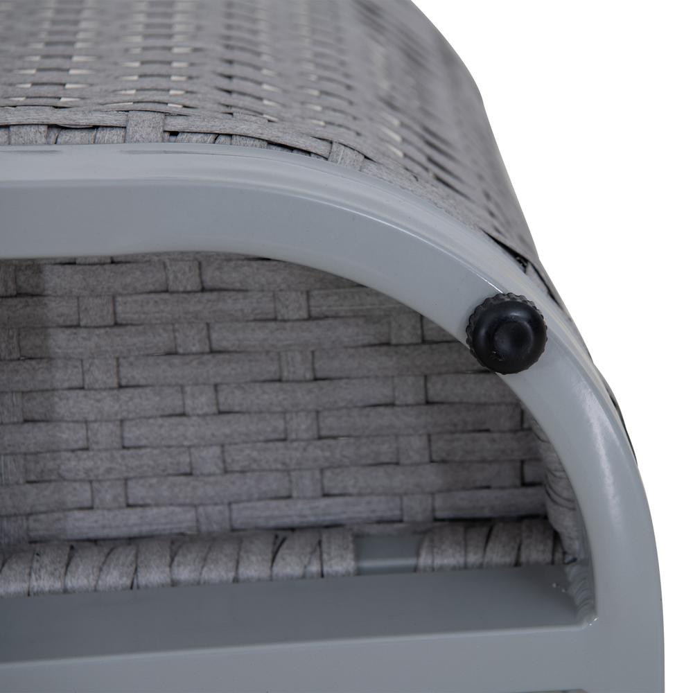 Pickford Towel Rack and Hamper (Grey). Picture 7