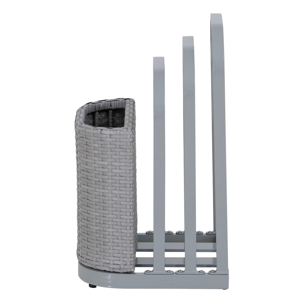 Pickford Towel Rack and Hamper (Grey). Picture 11
