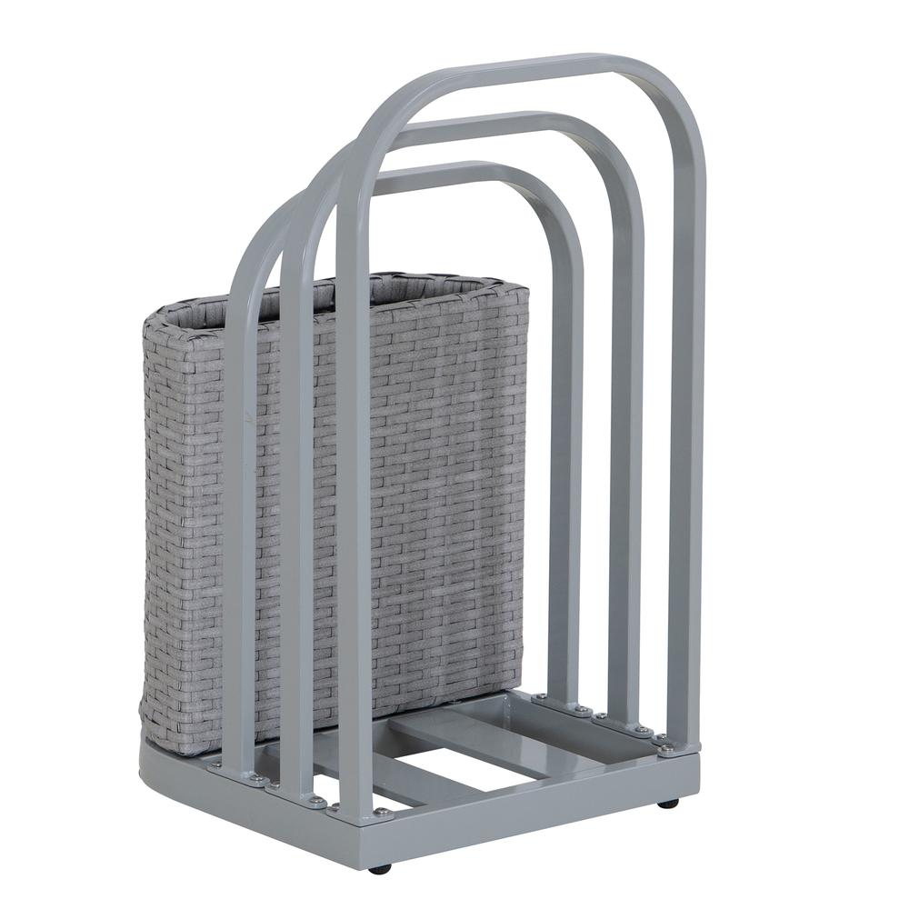 Pickford Towel Rack and Hamper (Grey). Picture 13