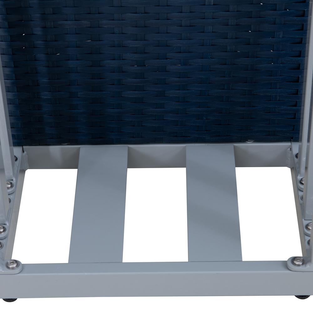 Pickford Towel Rack and Hamper (Navy). Picture 6