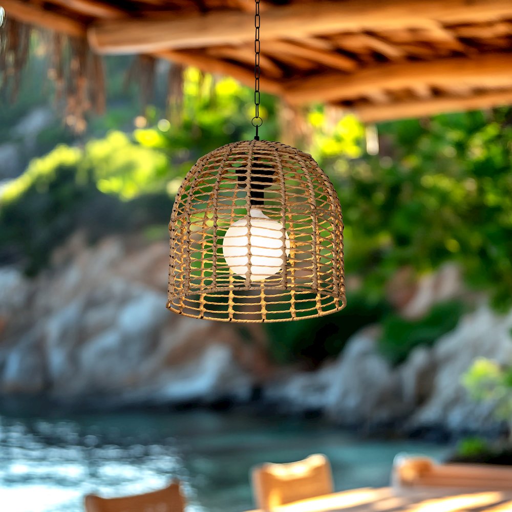 Keely LED Chandelier with Remote Control. Picture 2