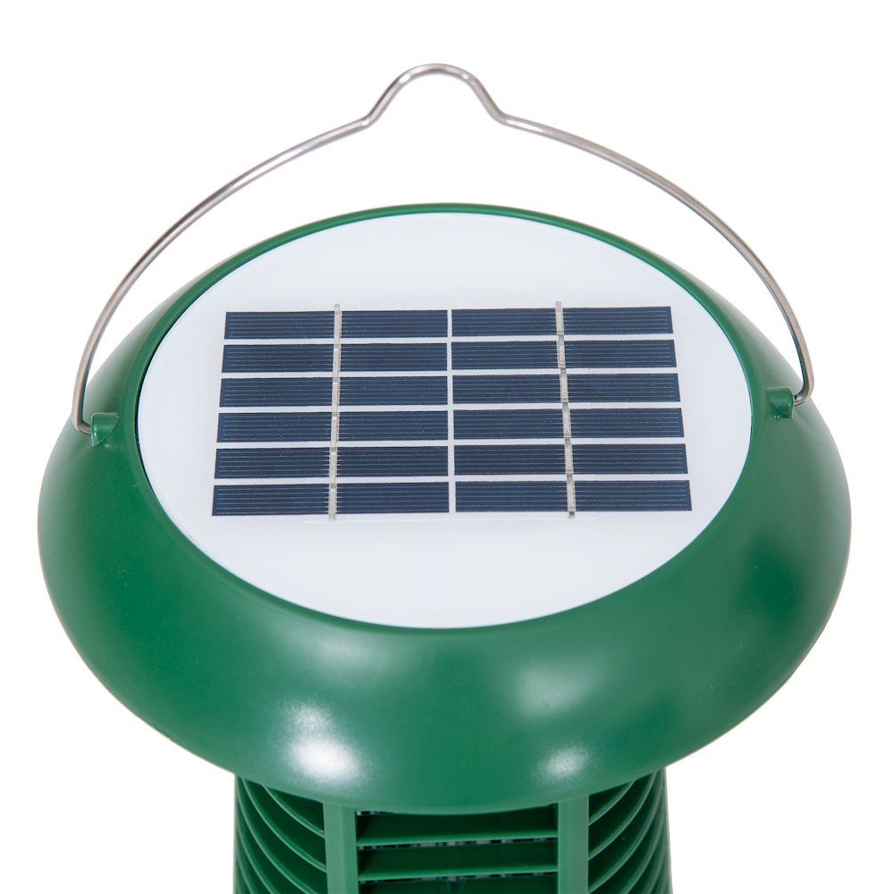 Solar Powered Bug Zapper (2 in 1) Electronic Outdoor Mosquito Repellent. Picture 8