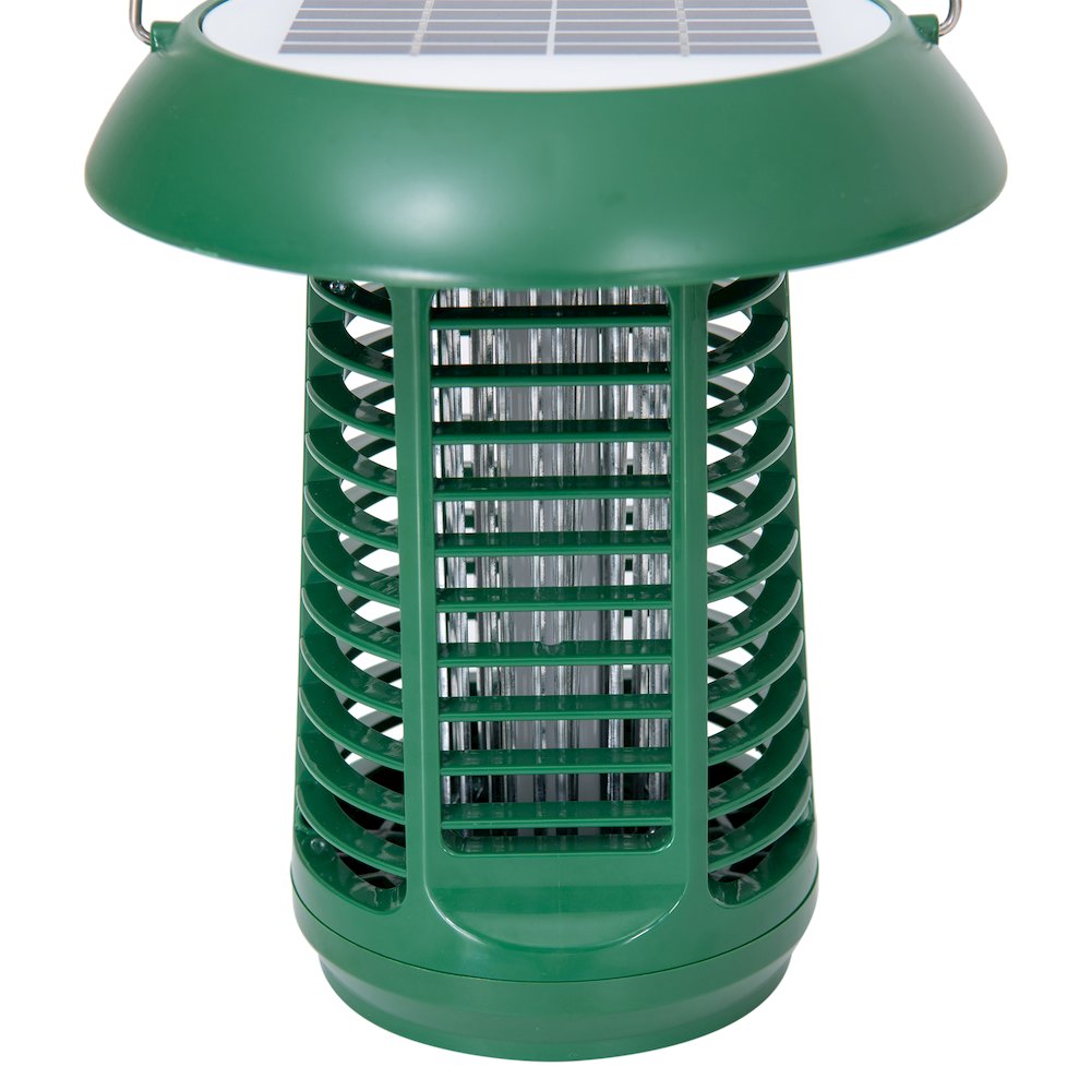 Solar Powered Bug Zapper (2 in 1) Electronic Outdoor Mosquito Repellent. Picture 7