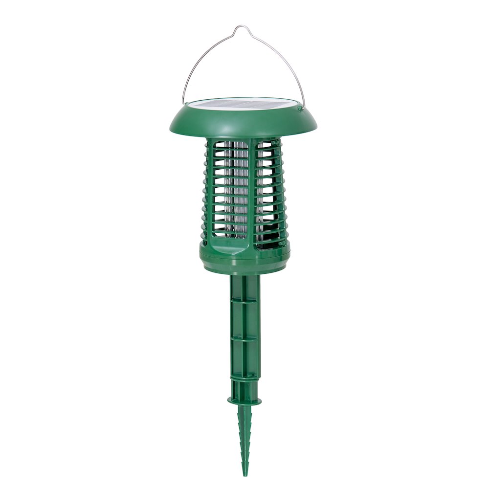 Solar Powered Bug Zapper (2 in 1) Electronic Outdoor Mosquito Repellent. Picture 1