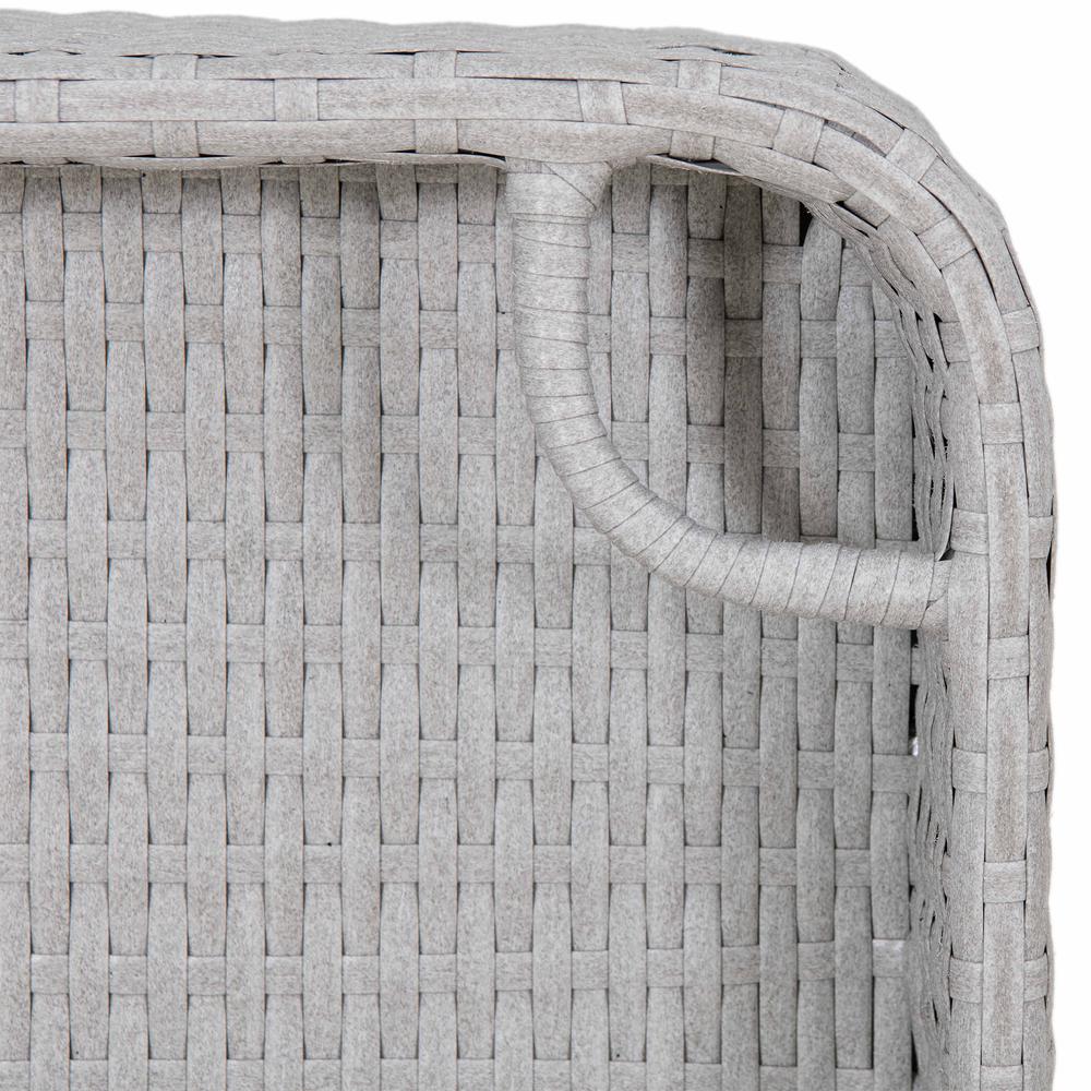 Wicker Floating Pool Tray Durable & Sturdy Aluminum Frame Pool Accessory Tray. Picture 1