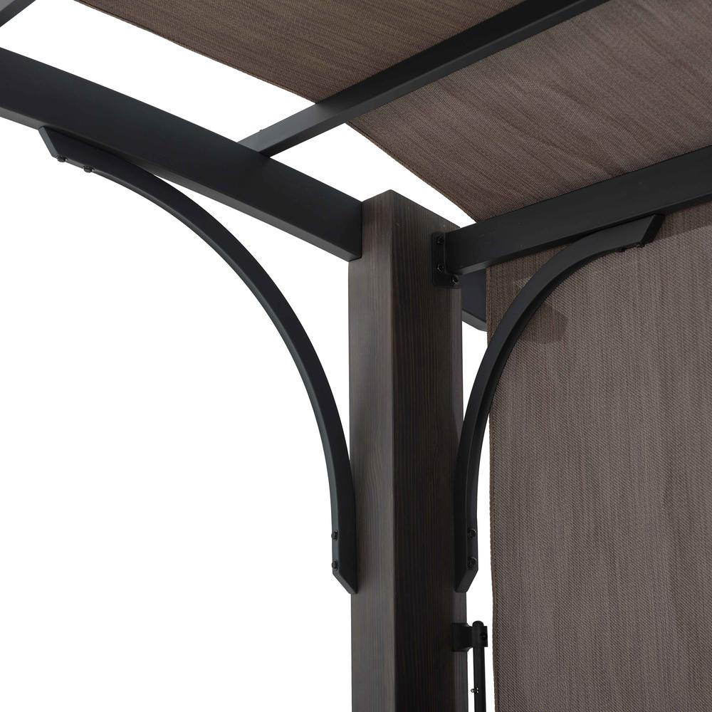 10 ft. x 12 ft. Dylon arched roof Pergola. Picture 7