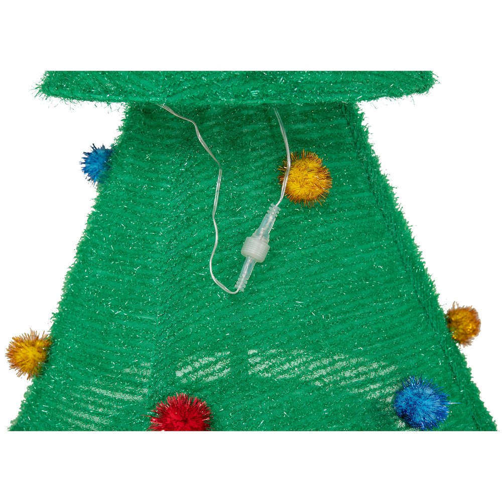Sunjoy 77" LED Lighted Christmas Holiday Tree Outdoor Yard Decoration. Picture 7