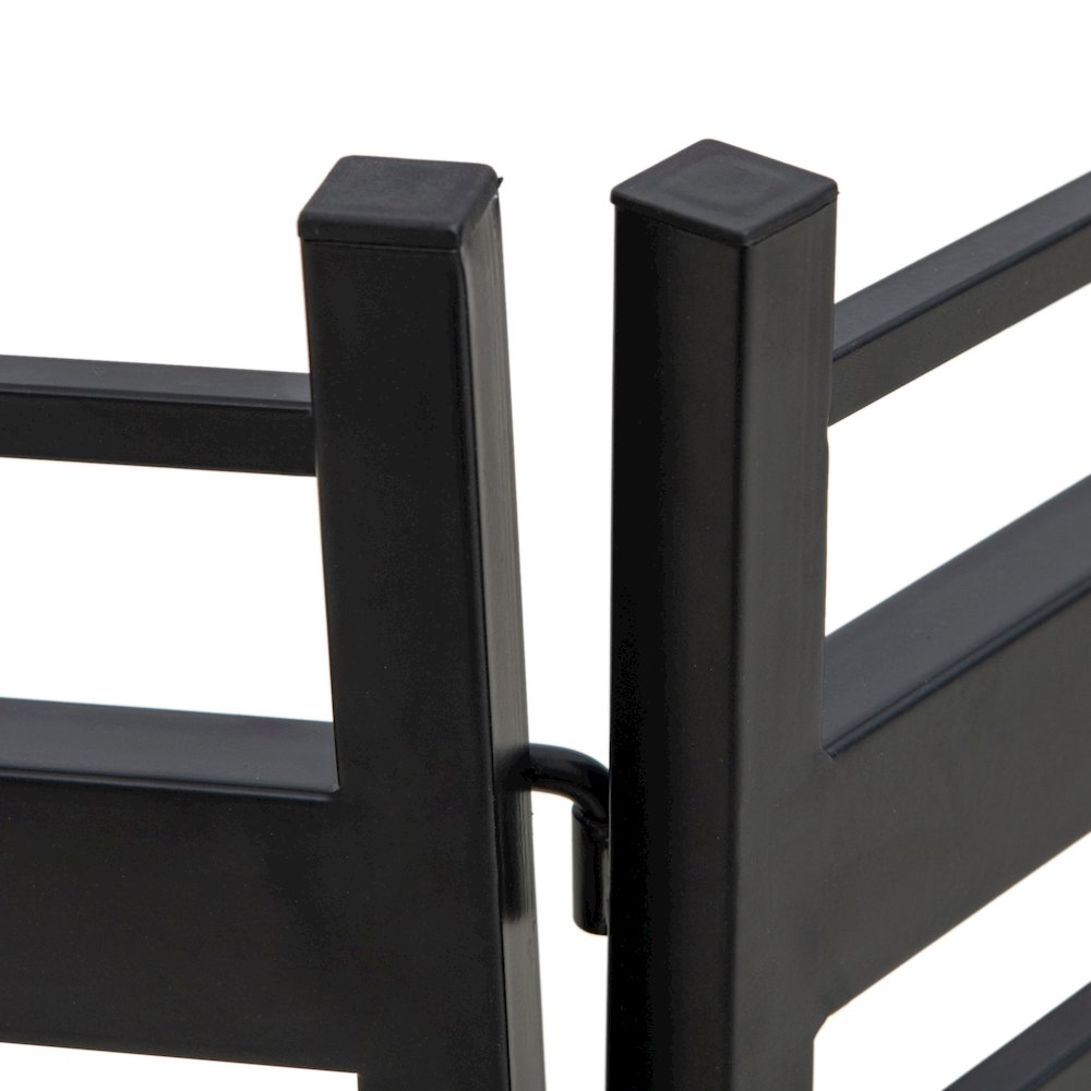 Sunjoy Cromwell Solar Garden Border Fencing Black (5PK). Picture 5