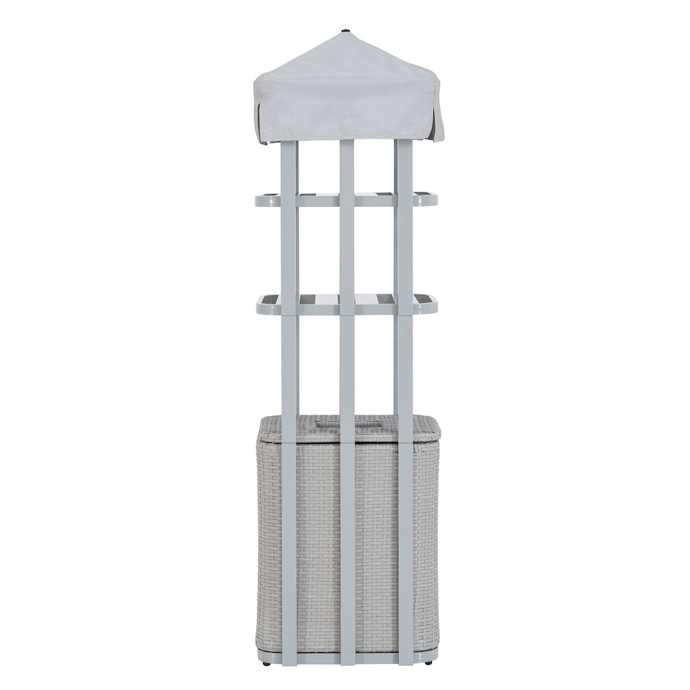 Sunjoy Pickford Pool Towel Valet Tower grey. Picture 7