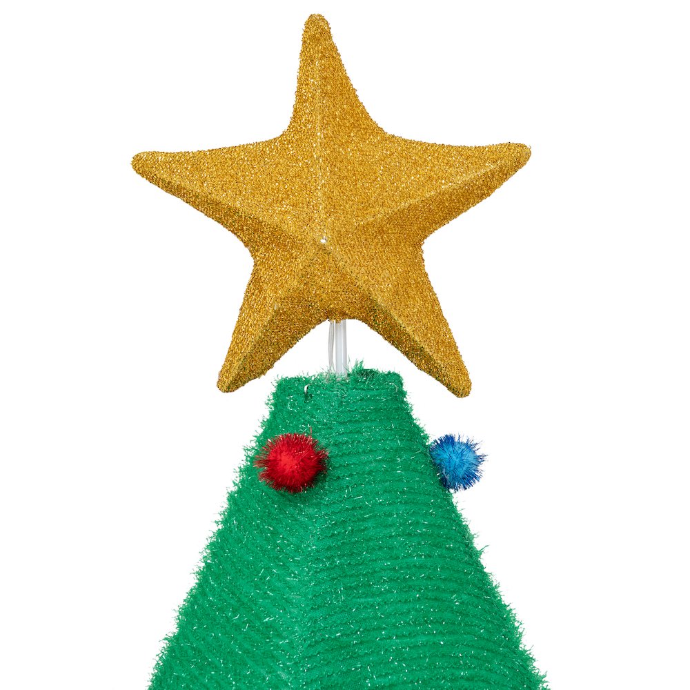 Sunjoy 77" LED Lighted Christmas Holiday Tree Outdoor Yard Decoration. Picture 2