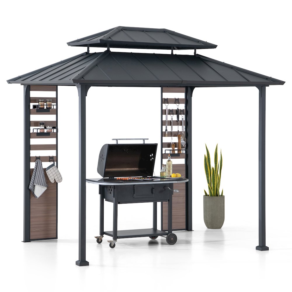 Sunjoy 7 ft. x 9 ft. Rochdale Hardtop Gazebo. Picture 3