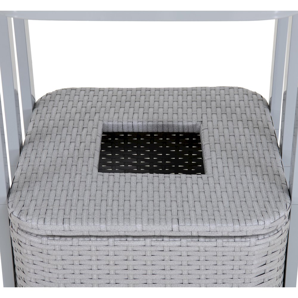 Sunjoy Pickford Pool Towel Valet Tower grey. Picture 5