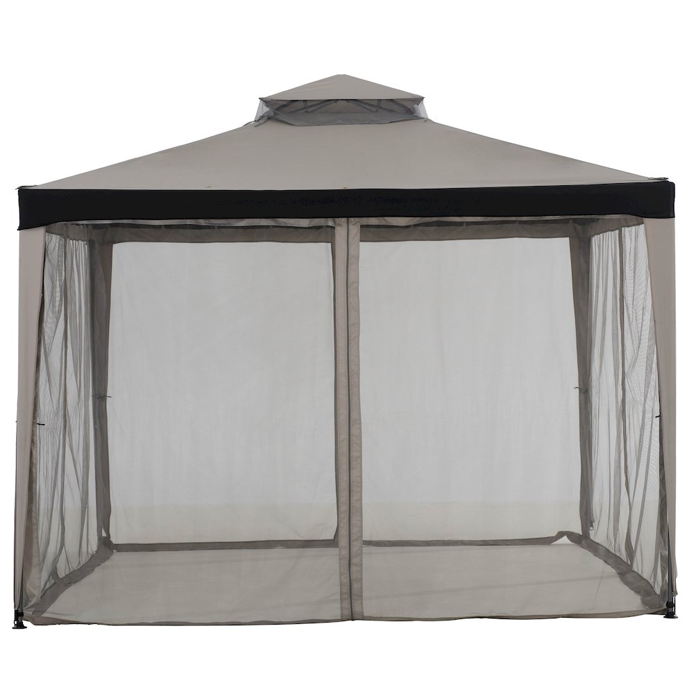 Sunjoy 10 ft. x 10 ft. OPP Gazebo with Netting. Picture 3