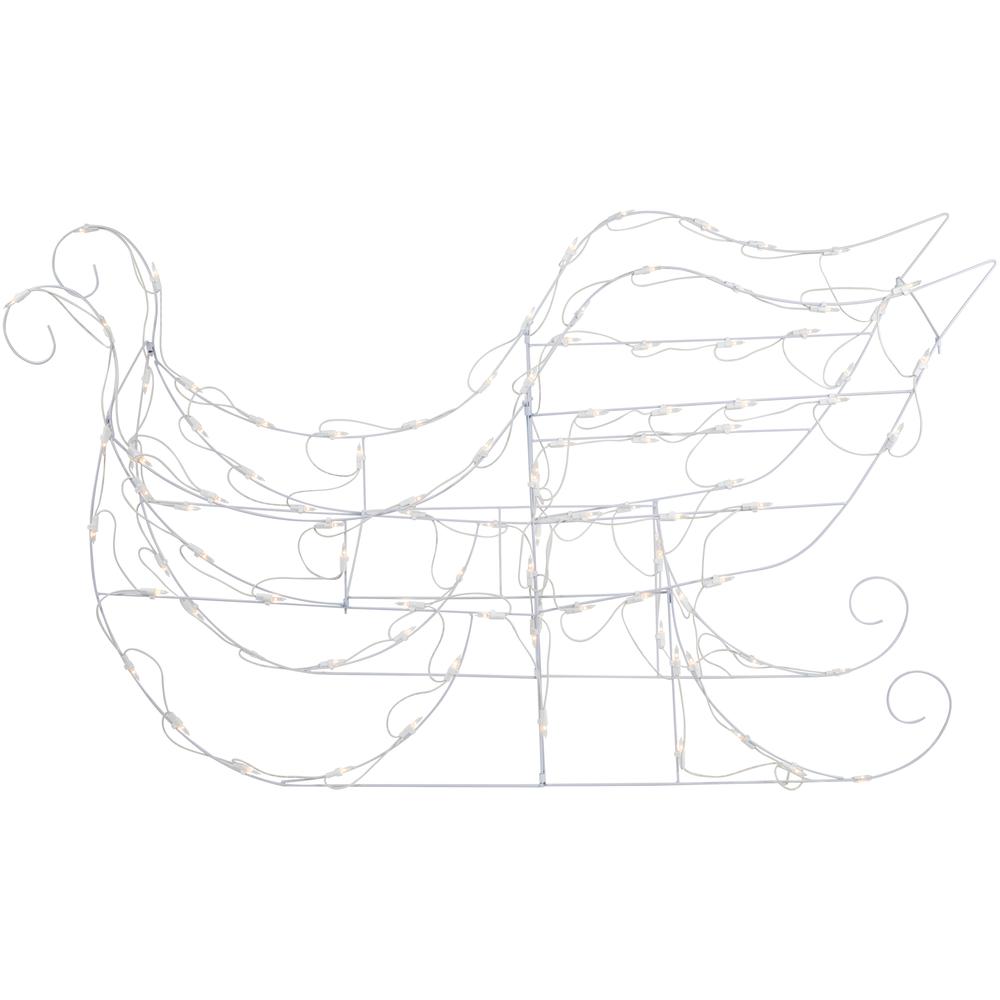 48" Lighted Sleigh Outdoor Christmas Decoration. Picture 4