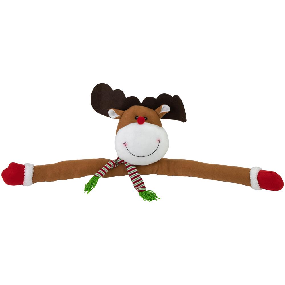 26" Plush Reindeer Christmas Tree Topper  Unlit. Picture 6
