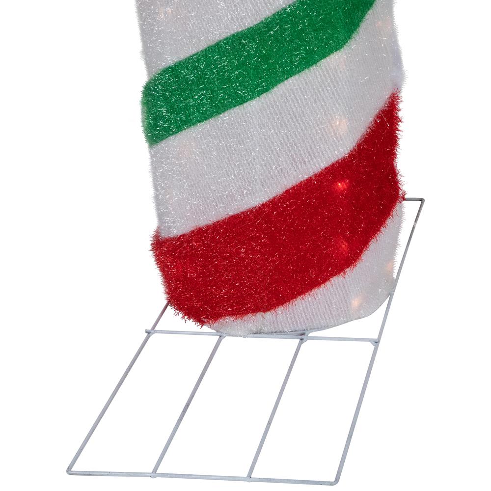 7' Lighted Double Candy Cane Archway Outdoor Christmas Decoration. Picture 6
