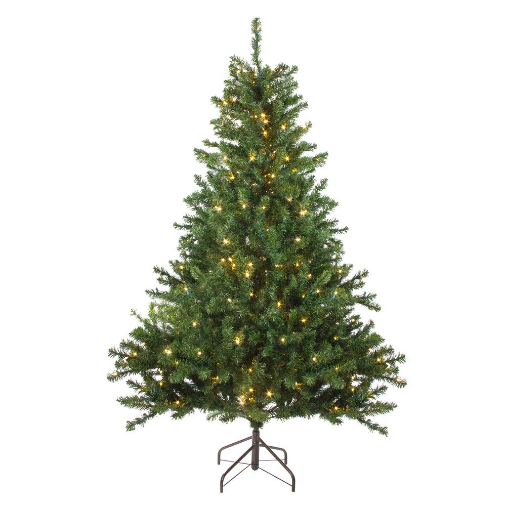 10' Pre-Lit Medium Canadian Pine Candlelight LED Artificial Christmas Tree - Clear Lights. Picture 1