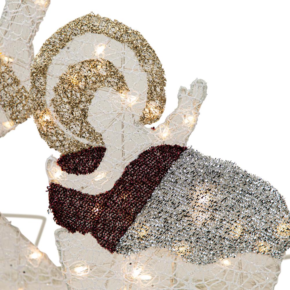6.75' LED Lighted Holy Family Nativity Scene Outdoor Christmas Decoration. Picture 6