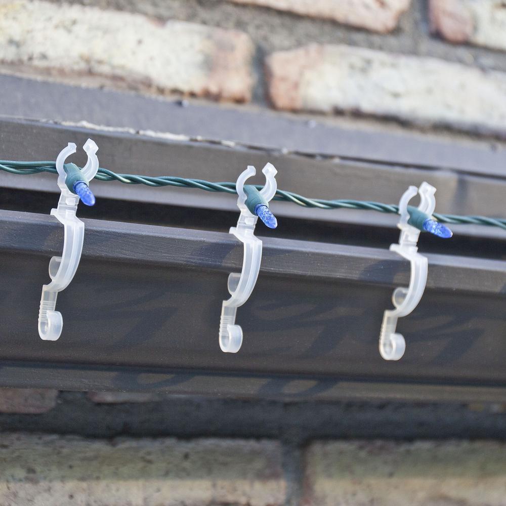 Set of 150 Clear Max Pro Anywhere Christmas Light Clips. Picture 2