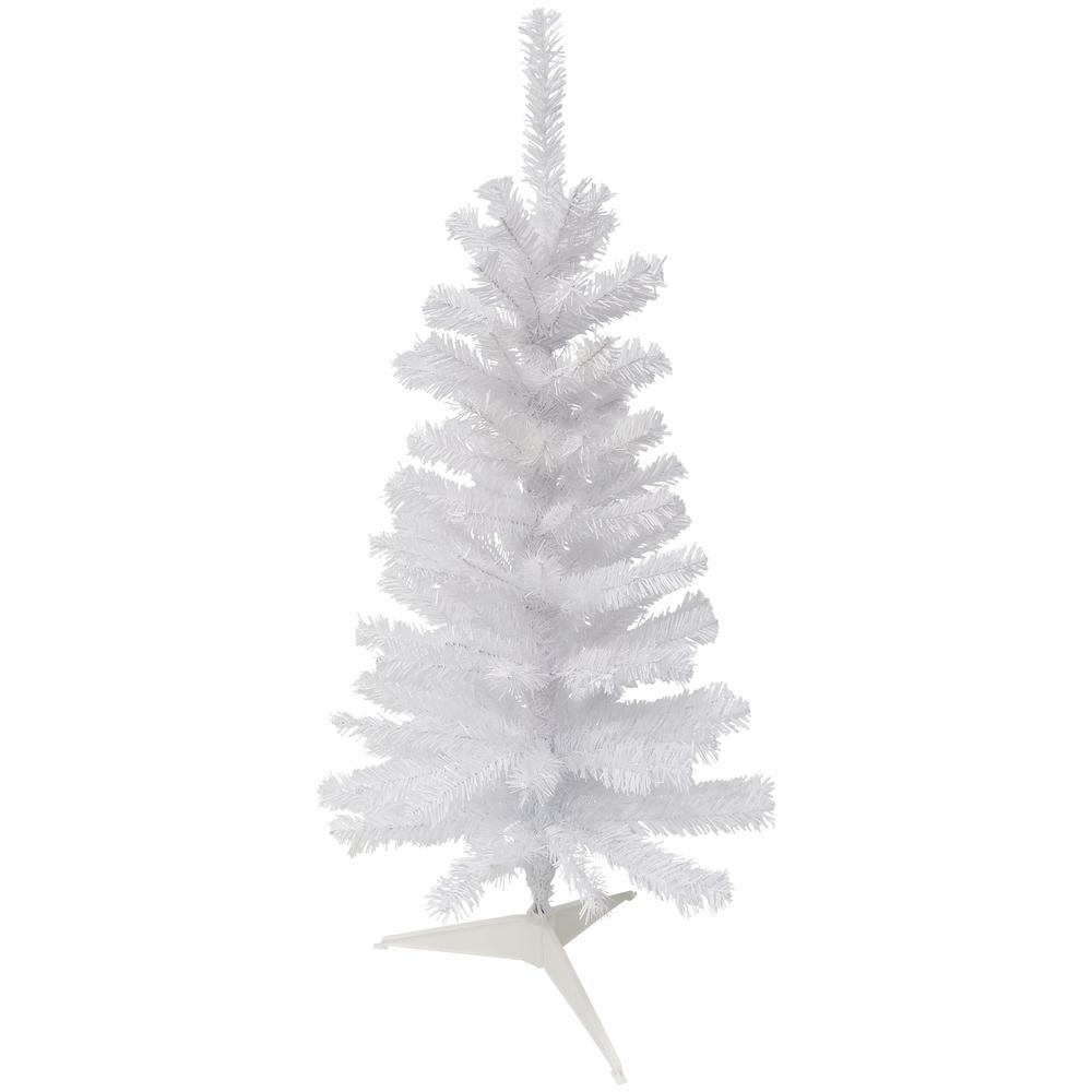 3' Woodbury White Pine Slim Artificial Christmas Tree  Unlit. Picture 1