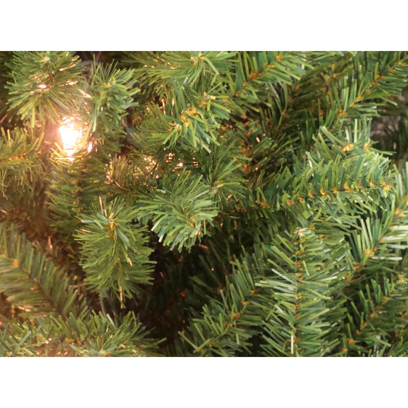 9' x 8' Pre-Lit Pine Artificial Christmas Archway Decoration - Clear Lights. Picture 2