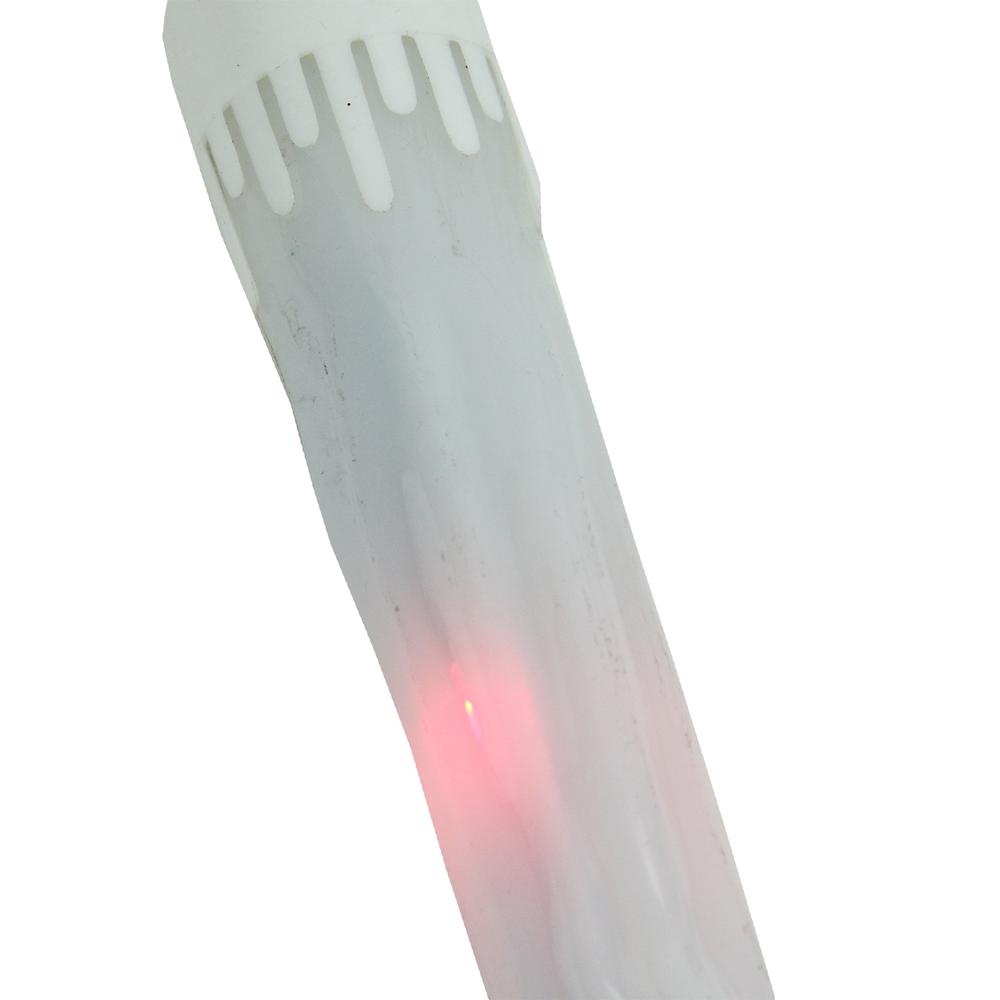 19.5" vibrantly colored Snowfall Christmas Light Tubes. Picture 3