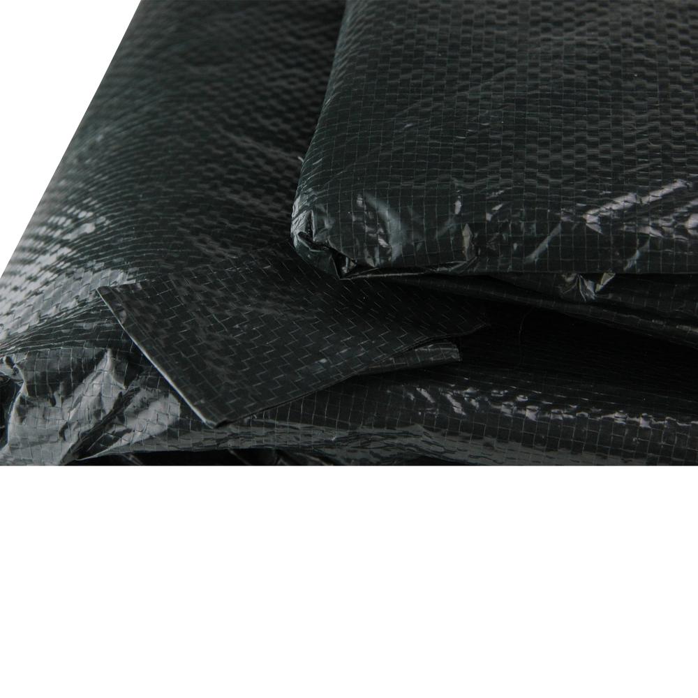 Black Supreme Guard Rectangular Left Step End Step In-Ground Winter Pool Cover. Picture 2
