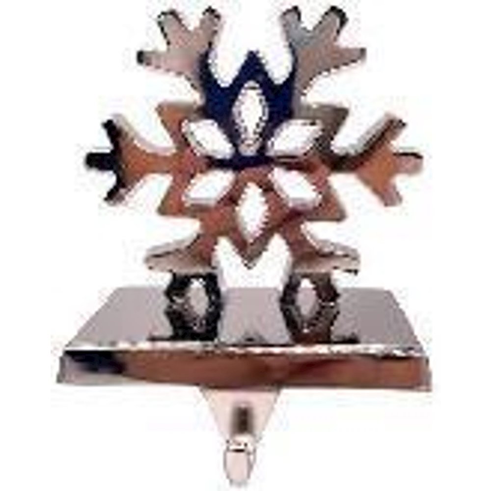 Snowflake Metal Christmas Stocking Holder - 5". Picture 7