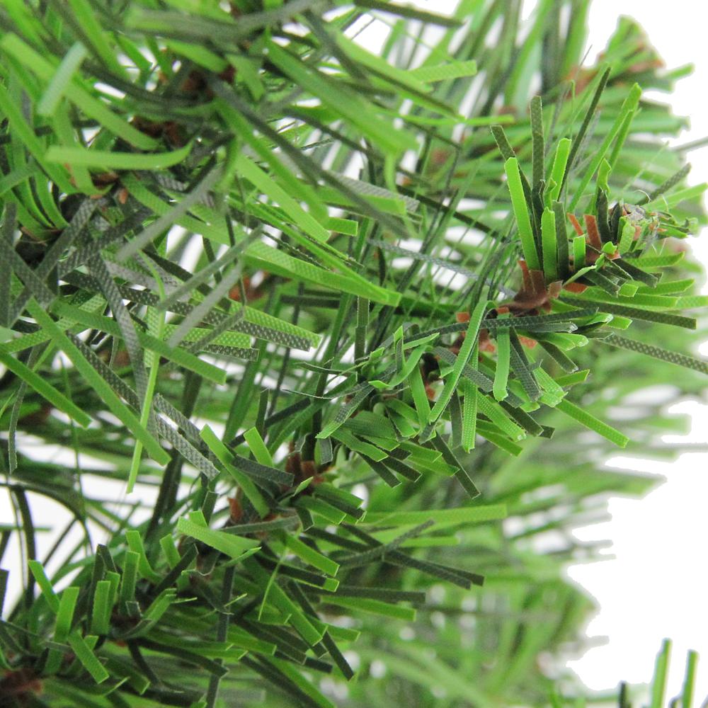 28" Balsam Pine Medium Artificial Christmas Tree in Burlap Base - Unlit. Picture 4