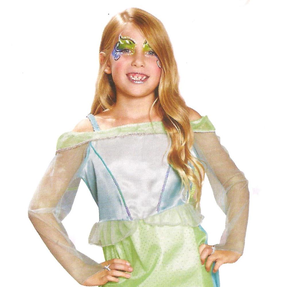 Blue and Green Mermaid Girl Child Halloween Costume - Medium. Picture 3